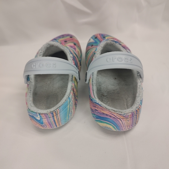 SOLD! Crocs "Tie Dye" Clogs Size 3 - Picture 2 of 6